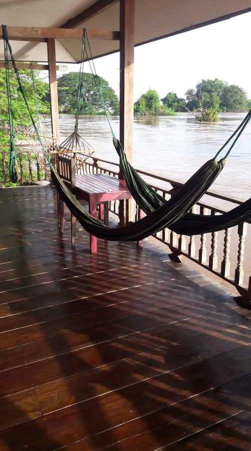 فندق Ban Dondétفي  Riverside Bungalow المظهر الخارجي الصورة